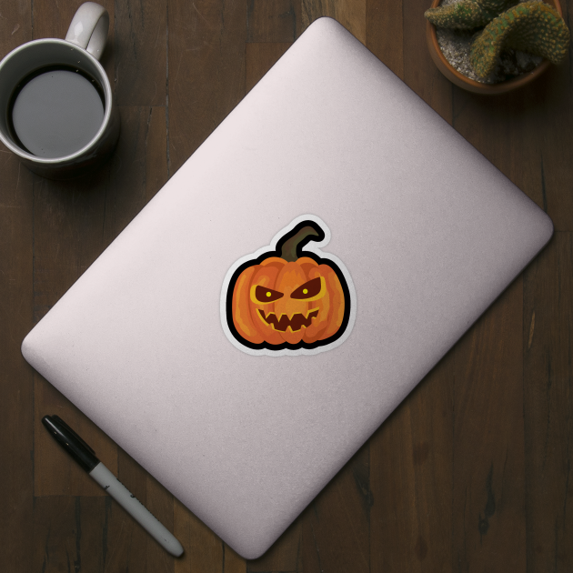 halloween pumpkin monster by monika27